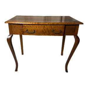 Antique 19th Century Burr Wood Louis XV Style Desk