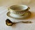 Antique Royal Worcester Victorian Porcelain Serving Set — Platters & Tureen, Pink Lotus & Gold For Sale - Image 10 of 18