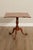 Brown Antique Early American Cherry Tilt Top Tea Table For Sale - Image 8 of 13