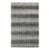 Gray Modern Striped Hand-Knotted Wool and Viscose Rug 5x8 For Sale