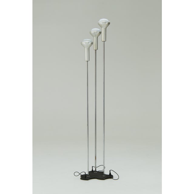 Mid-Century Modern Model 1073/3 Floor Lamps by Gino Sarfatti for Arteluce, 1950s, Set of 3 For Sale - Image 3 of 12