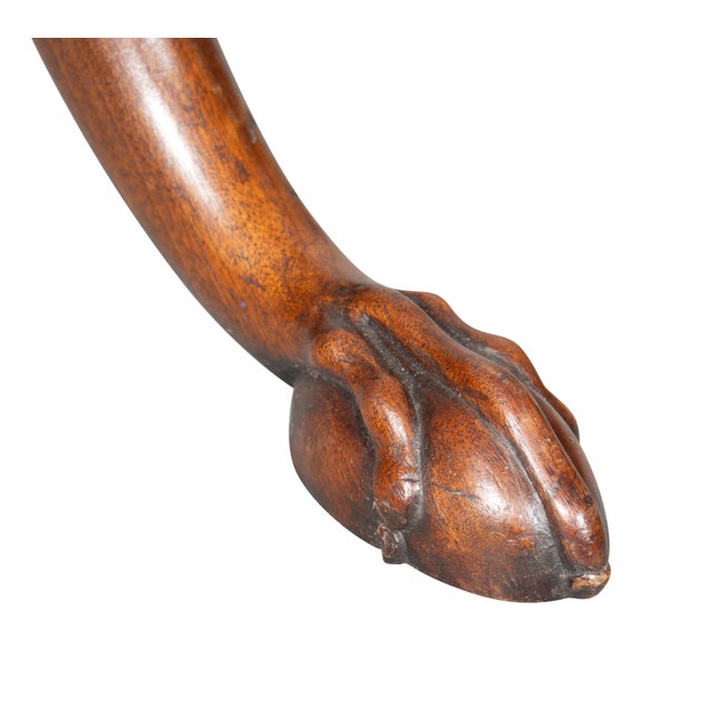 Wood George III Mahogany Piecrust Tilt Top Table For Sale - Image 7 of 8