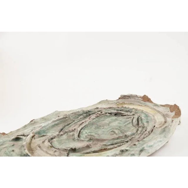 Set of two French terra cotta bas relief, 1950. You can hung on the wall.