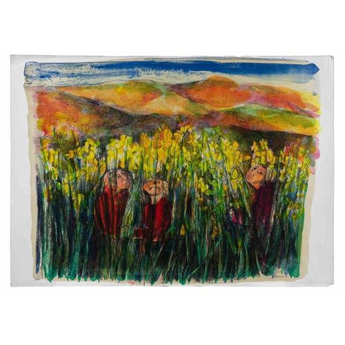 Lithograph hand colored. Hand signed and numbered in pencil Edition of 100. Very good condition. This piece is attributed...