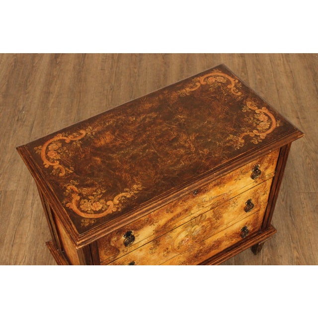 2000 - 2009 Early 21st Century Peter Andrews Italian Neoclassical Style Distressed Finish Chest of Drawers For Sale - Image 5 of 13