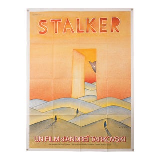 Vintage French Andrei Tarkovsky "Stalker" film poster For Sale