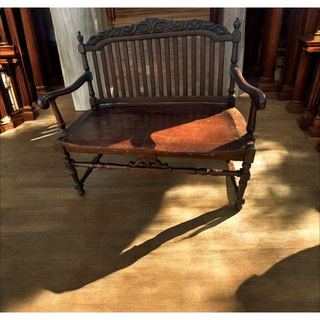 Step back in time and add a touch of timeless elegance to your home with this exquisite, three-piece antique mahogany set...