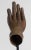 Bronze Large Cast Bronze Buddha Hand Sculpture on Stand For Sale - Image 8 of 13