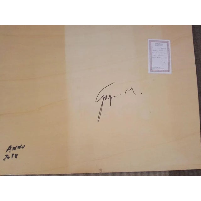 Flight of Seagulls is an original artwork realized by the Belgian artist Martine Goeyens in 2018. Acrylic applied on...