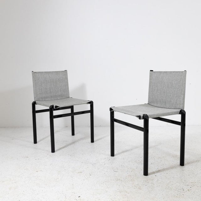 Master Chairs by Afra Scarpa & Tobia Scarpa for Molteni, 1970s, Set of 6 For Sale - Image 3 of 11