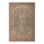 Boho Chic Persian Kashan Green/Blue Wool Rug - 10'0'' X 13'5'' For Sale
