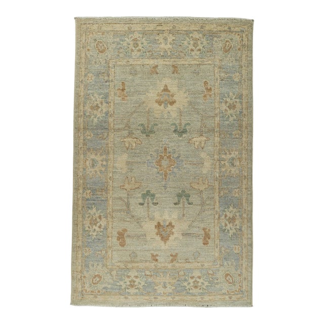 Oushak Rug 2'9" x 4'5" #21374 For Sale