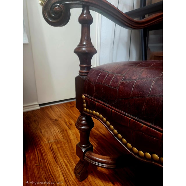 King Throne Chairs- Set of 2 For Sale In Dallas - Image 6 of 8