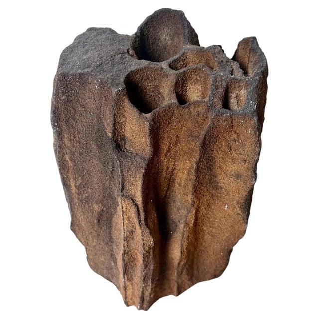Brutalist Organic Sculptural Metal Vase, 1950s For Sale - Image 13 of 13