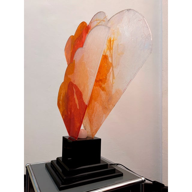 Fan Lamp by Lucia Caprioglio, 2000 For Sale - Image 6 of 7