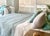 Cultivate a calm, organic ambiance with the Runyon Jade Moss collection by Plum Home. Woven from premium 100% linen...