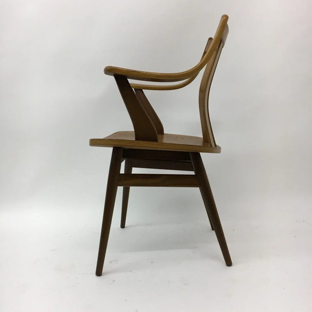Teak and Plywood Dining Chairs from Pastoe , 1960s, Set of 4 For Sale - Image 8 of 13