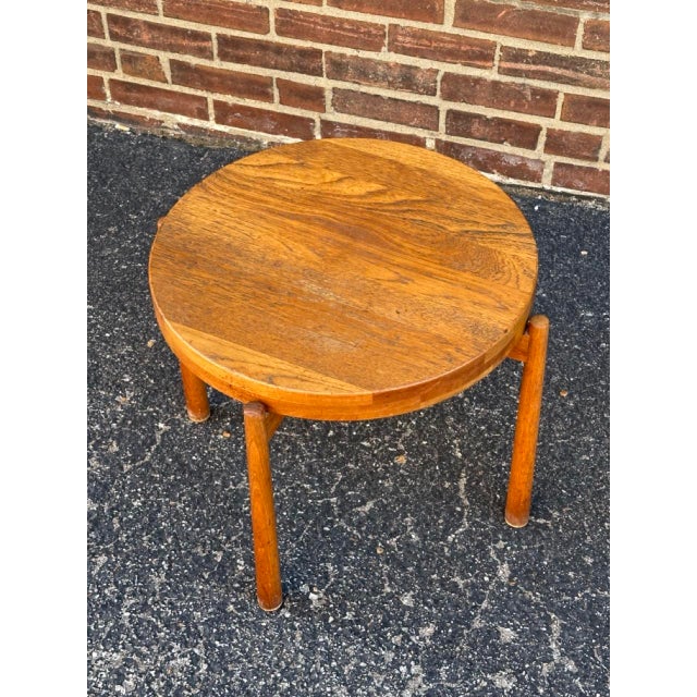 Tan 1960s Attributed to Jens Quistgaard for Dux Teak Flip Top Table For Sale - Image 8 of 12