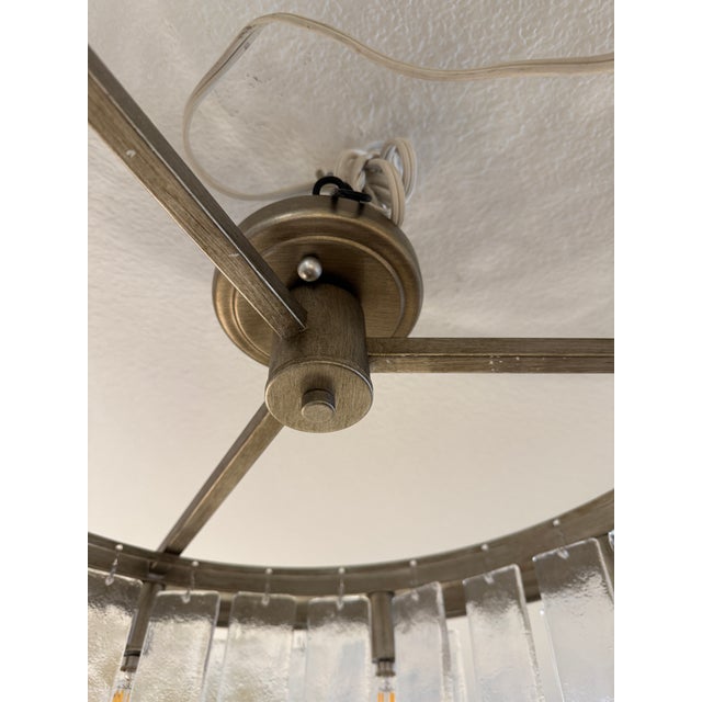 2010s Golden Lighting Ciara Nine-Light Semi-Flush Mount For Sale - Image 5 of 12