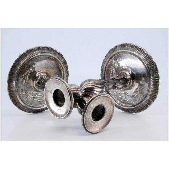 Silver Candelabras, Set of 2 For Sale - Image 4 of 10