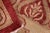Tan Shabby Chic Ziegler Red Tan Hand-Knotted Wool Rug - 6'0'' X 8'10'' For Sale - Image 8 of 8