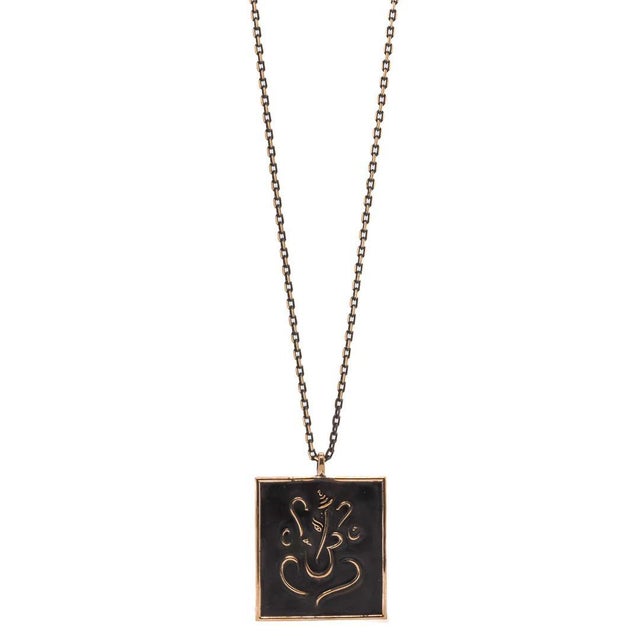 Good Luck Lord Ganesha Pendant Chain Necklace For Sale - Image 4 of 6