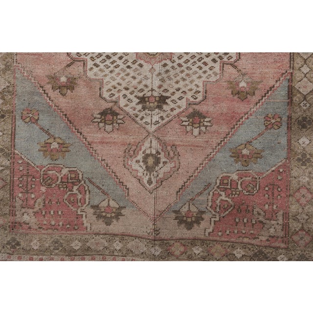 Beige Vintage Turkish Konya Taspinar Rug With Venetian Renaissance Style 5'7'' X 8'9'' For Sale - Image 8 of 11
