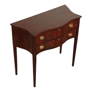 Madison Square Hepplewhite Style Mahogany Server For Sale