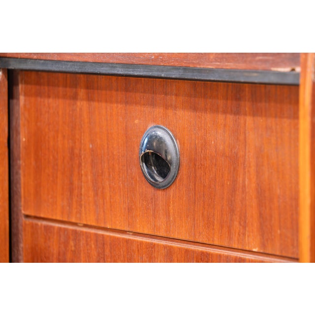 Italian Teak 4-Section Bookcase,1950s For Sale - Image 15 of 17