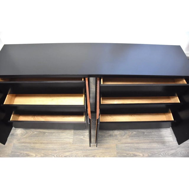 1970s 1970s Rosewood and Chrome Dresser For Sale - Image 5 of 12