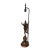 1980s Spanish Bronze Cupid Sculpture Table Lamp For Sale