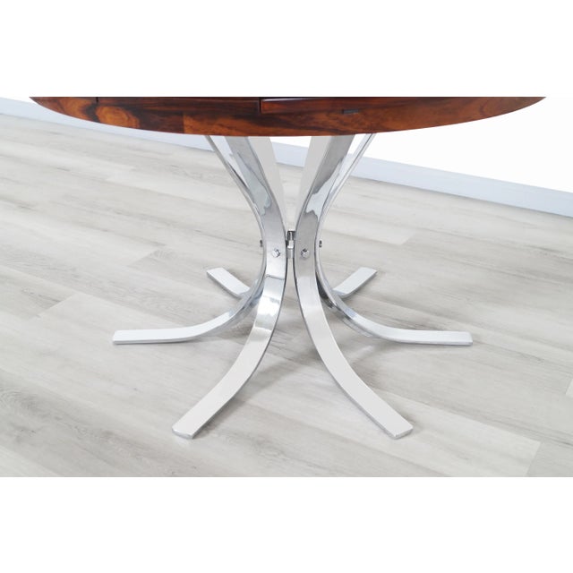 Danish Modern Rosewood Expanding Dining Table by Dyrlund For Sale In Los Angeles - Image 6 of 13