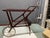 Metal Mahogany Bar Cart by Cesare Lacca, 1950s For Sale - Image 7 of 12