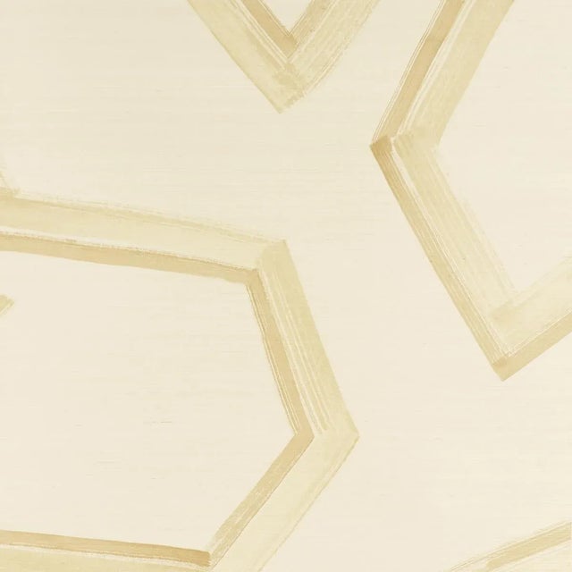 Schumacher Enzo Sisal Wallpaper In Straw For Sale