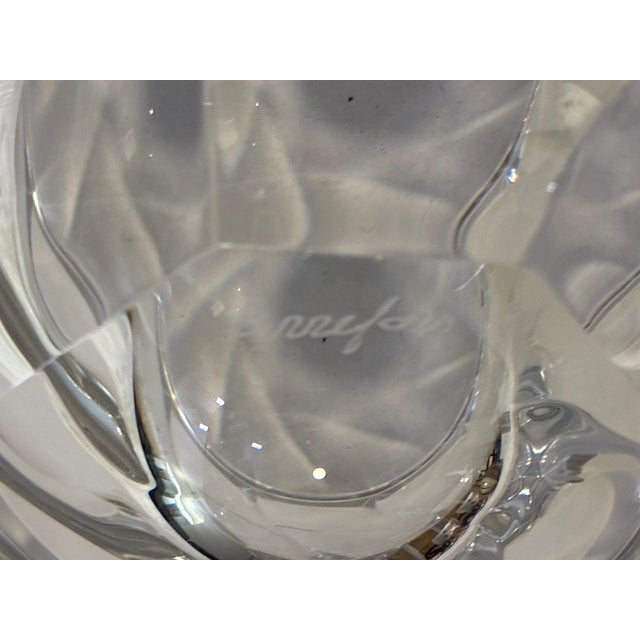 Postmodern Swedish Art Crystal "Residence" Bowl by Olle Alberius for Orrefors, 1980s For Sale In Atlanta - Image 6 of 7