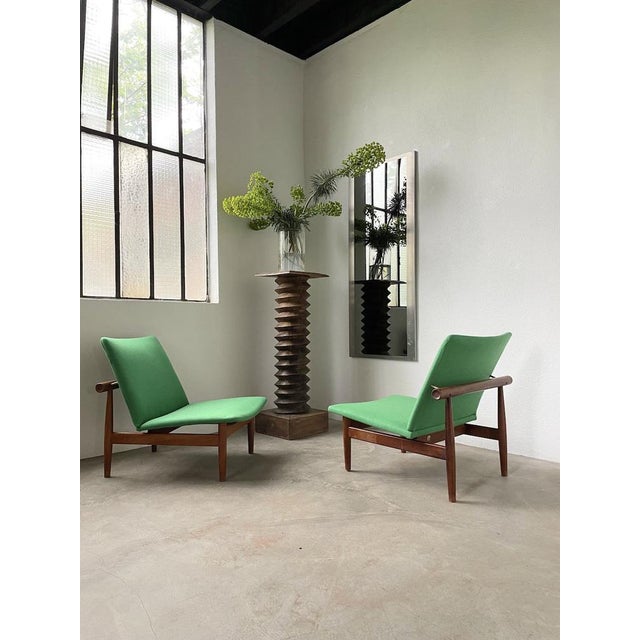 1950s Set of Armchair Model Japan by Finn Juhl for France & Søn / France & Daverkosen, 1950s For Sale - Image 5 of 18