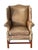 Animal Skin Vintage Wingback Chair by Century Furniture (Lt Designs) For Sale - Image 7 of 12