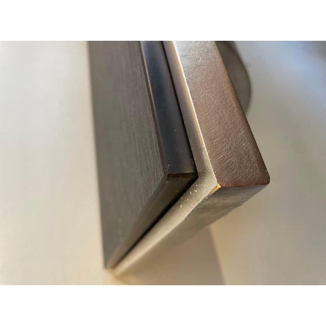 Vintage Art Deco Shelf in Silver-Plated Steel and Black Marble, 1980s For Sale - Image 11 of 16