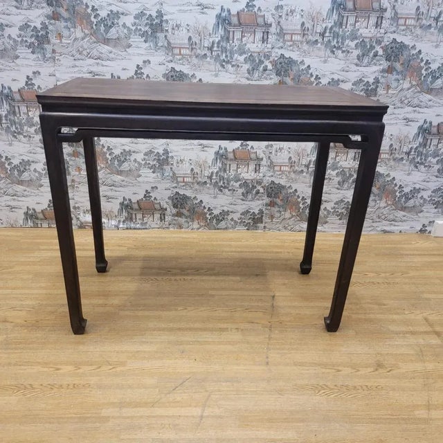 Chinese Vintage Shanxi Province Elm Table For Sale - Image 3 of 8
