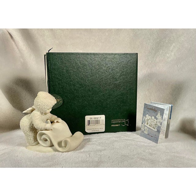 Department 56 Snowbabies “To My Friend” Figurine 1998-2001, With Original Box & Packing For Sale - Image 12 of 12