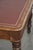 Brown Antique English Writing Desk with Red Leather Top, Early 19th Century For Sale - Image 8 of 13