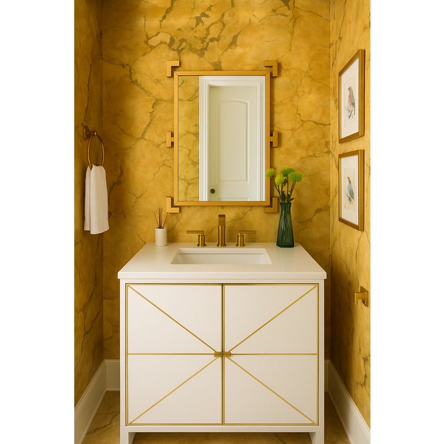 Raymond Waites Marble Motif Wallpaper For Sale - Image 16 of 16