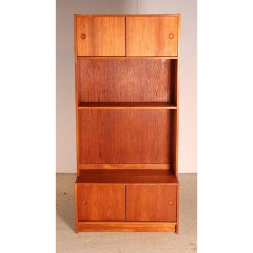 Mid-Century Modern Danish Teak Bookcase, 1960s For Sale - Image 12 of 12
