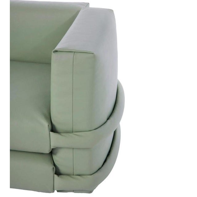 Pillow Four-Seater Sofa in Leather by Muller Van Severen for BD Barcelona For Sale - Image 6 of 14