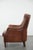 1990s Cognac Brown Cowhide Armchair For Sale - Image 5 of 15