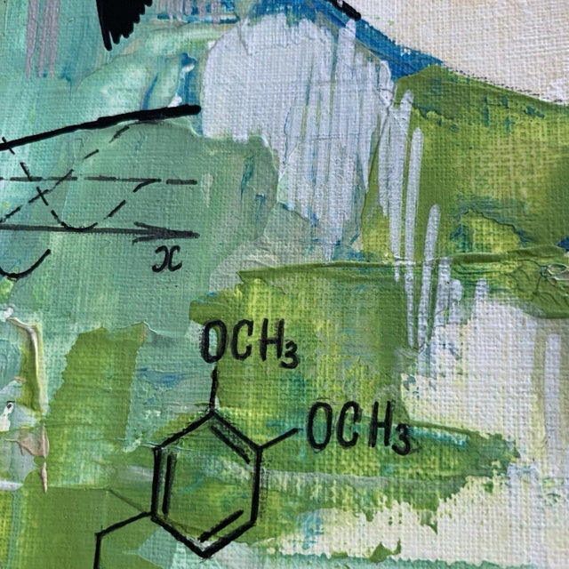 Original "The Biology of Care" by Fatima Erkenova Acrylic on Paper 2025 Coa Uk For Sale - Image 10 of 13