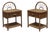 Nighstands in Rattan and Bamboo from Dal Vera, 1960s, Set of 2 For Sale