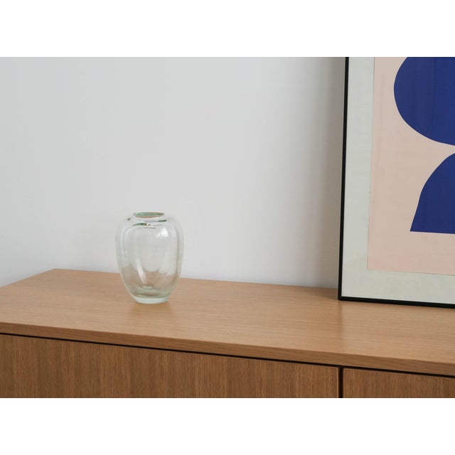 Vintage Danish Glass Vase from Holmegaard, 1960s For Sale - Image 8 of 9