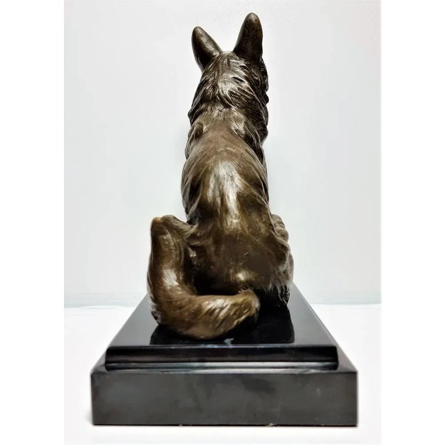 JB Deposee, Sculpture of a Wolf, 20th Century, Bronze For Sale - Image 6 of 9