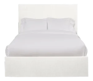 Hadley Full/Double Bedframe, Ivory Linen
